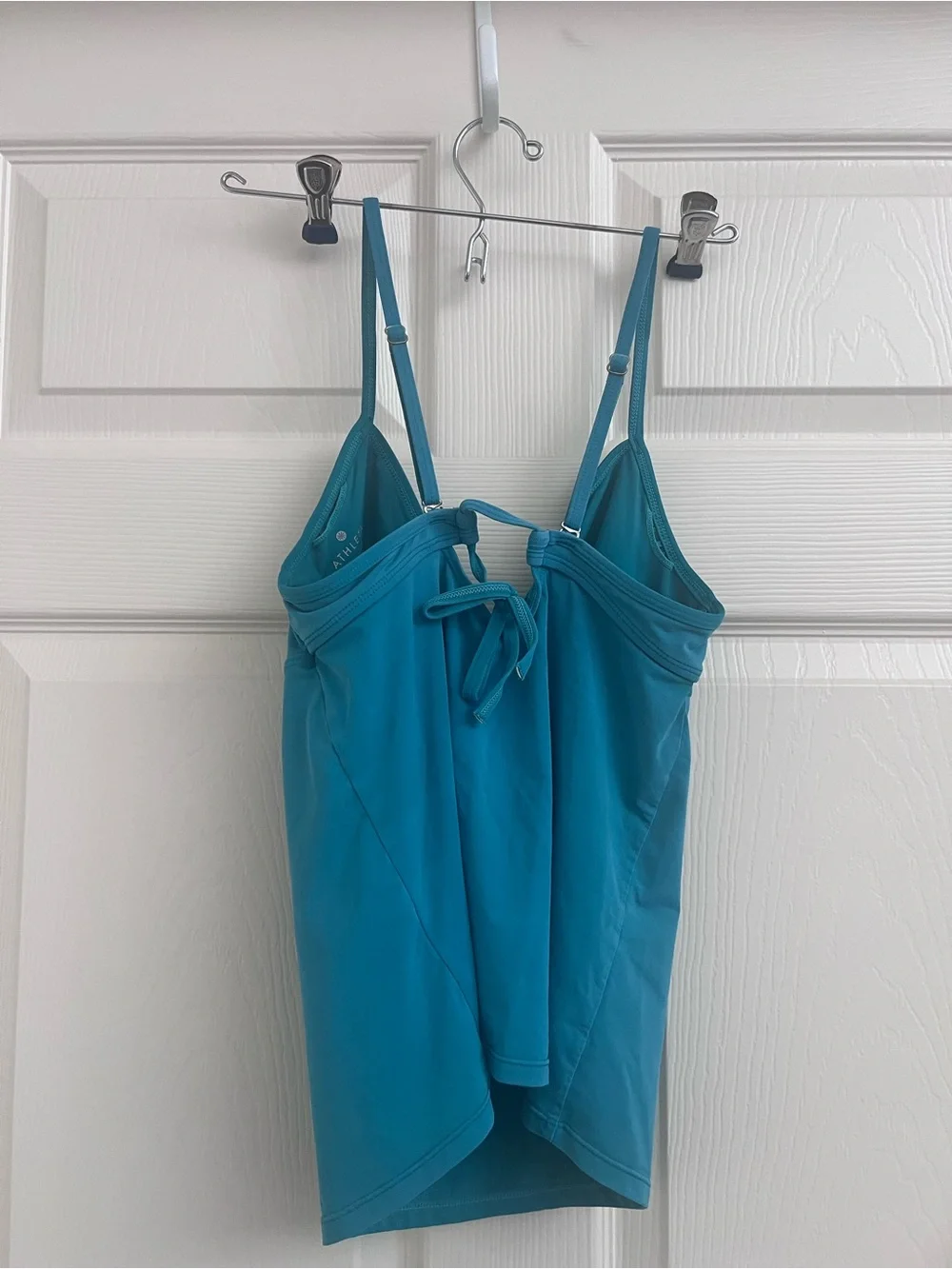 Athleta 3 piece Tankini Set with Ruffle Swim Skirt and Tie-Side Bikini Bottom